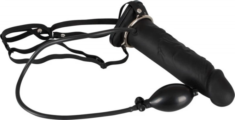 You2Toys Inflatable Strap-On Black 18.5cm