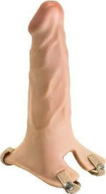 Egzo Hollow Strap-on Flesh 17cm