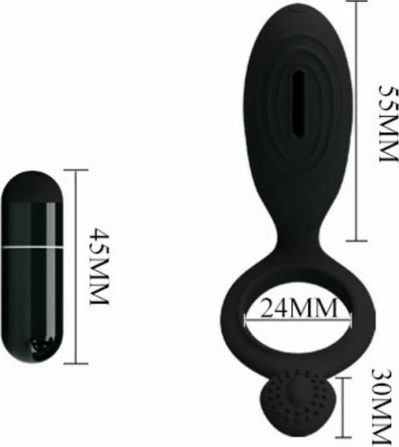 Pretty Love Silicone Ring Ethel Black