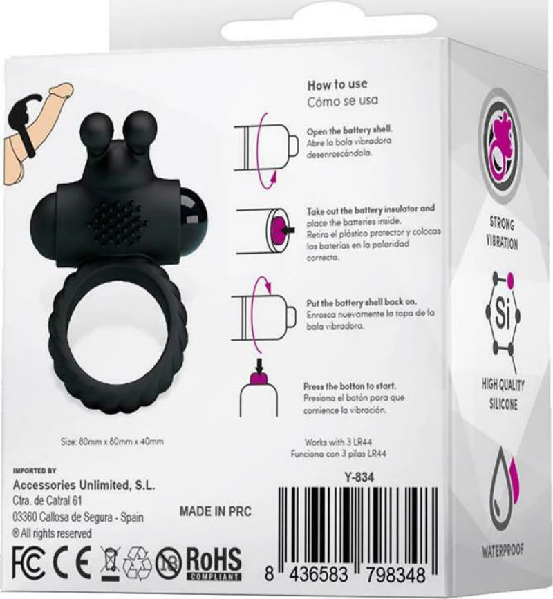 LateToBed Rowan Vibrating Cock Ring