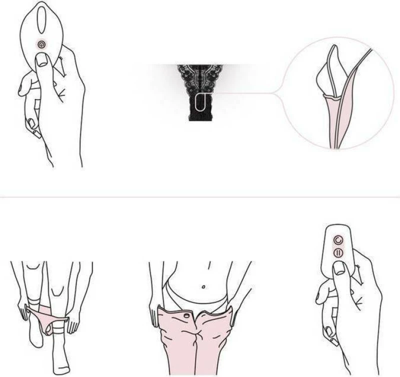Easytoys PantyRebel Vibrating Thong Black