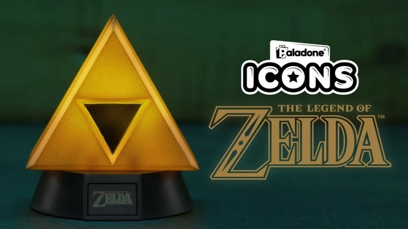 Paladone The Legend of Zelda - Gold Triforce Icon Light