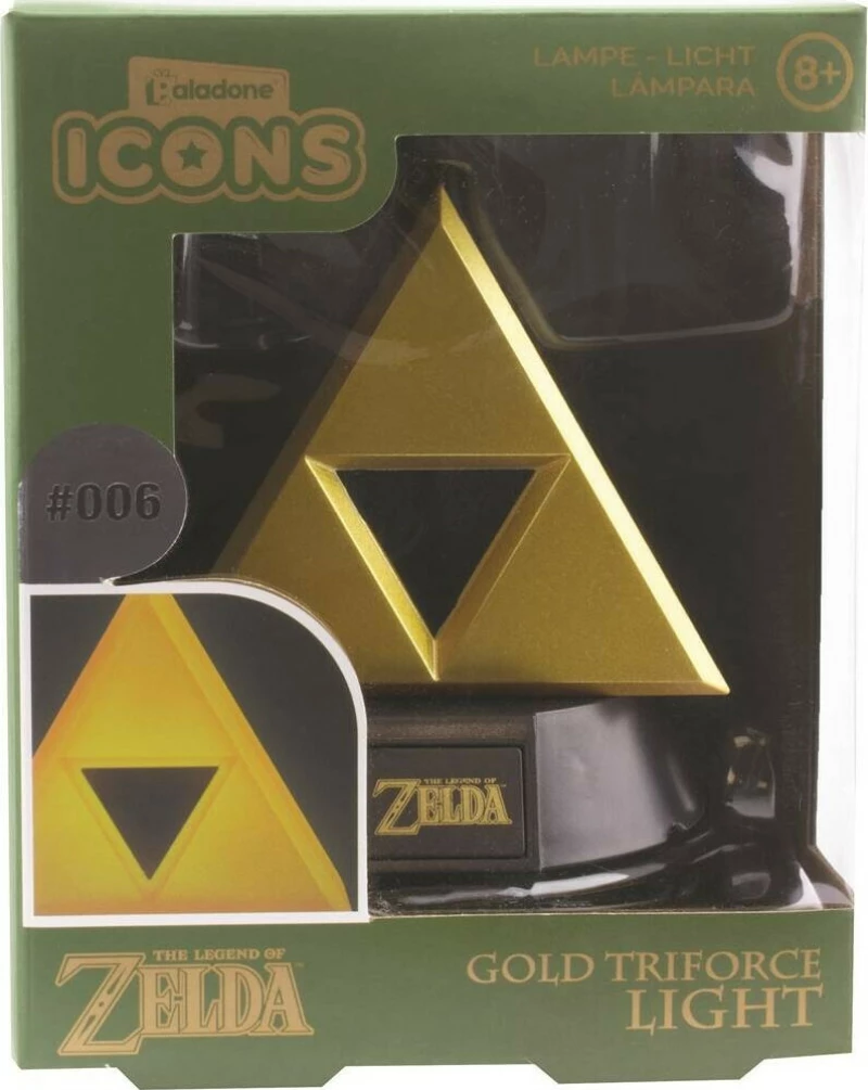 Paladone The Legend of Zelda - Gold Triforce Icon Light