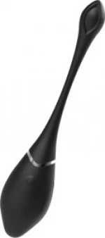 Black & Silver Jenell Rechargeable Vibrating Egg