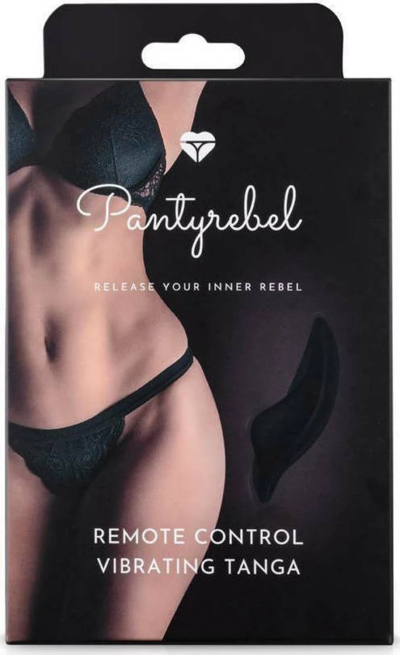 Easytoys Pantyrebel Vibrating Tanga Thong Black