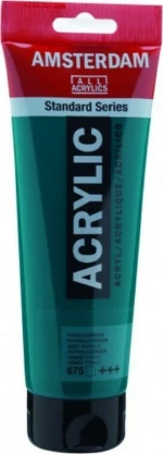 Royal Talens Amsterdam All Acrylics Standard 120ml Phthalo Green 675