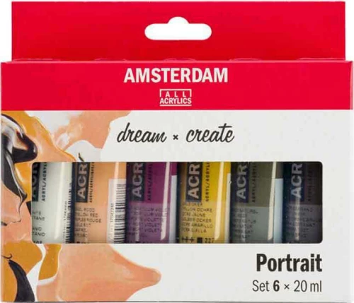Royal Talens Amsterdam All Acrylics Portrait 20ml 6τμχ