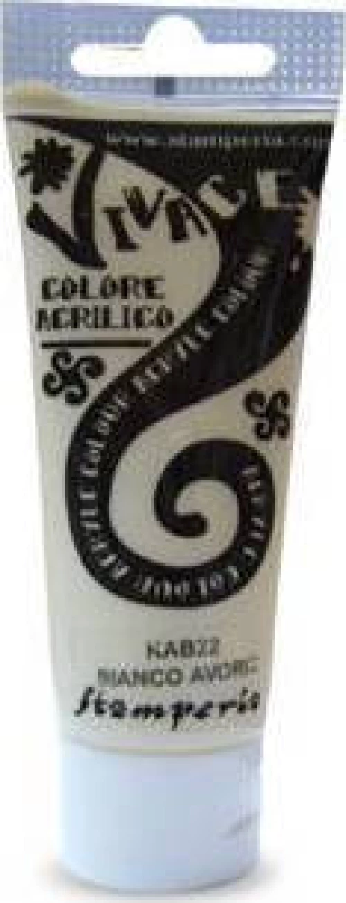 Stamperia Ακρυλικό Χρώμα Vivace 60ml Ivory White