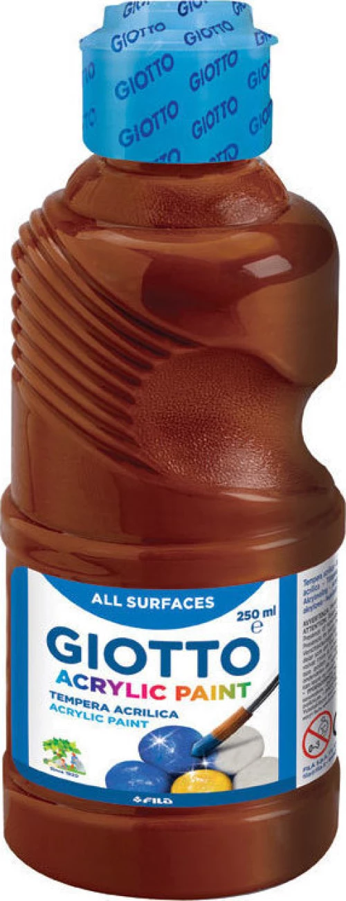Giotto Τέμπερα Acrylic Paint 250ml Καφέ