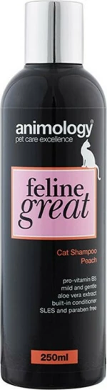 Animology Feline Great Σαμπουάν Γάτας Ροδάκινο 250ml