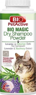 ΣΑΜΠΟΥΑΝ ΒΙΟ PetActive MAGIC CAT ΣΚΟΝΗ ΣΤΕΓΝΟΥ ΚΑΘΑΡΙΣΜΟΥ ΜΕ ΛΕΒΑΝΤΑ 150GR