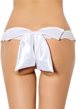Sexy Mesh Big Bow Ruffled Thong