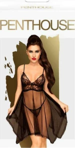 Penthouse Naughty Doll Black