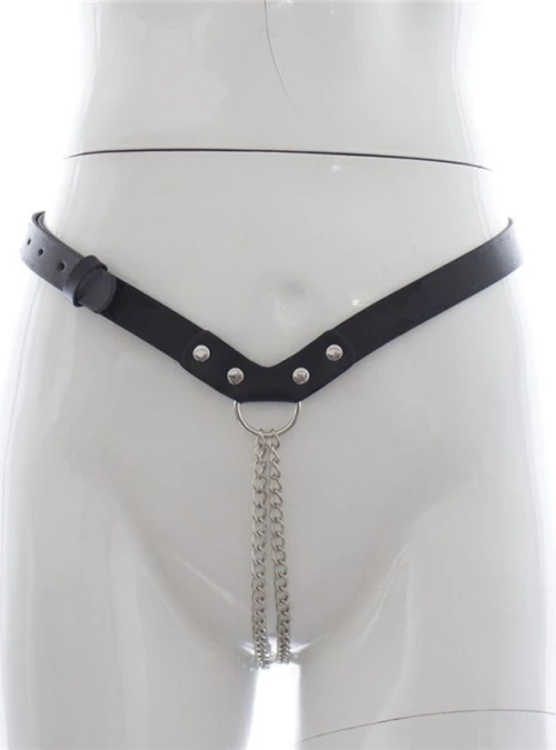 BDSM Δερμάτινο γυναικείο σλιπ