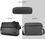 Arctic Hunter Τσάντα Ώμου K00089-Bk, Με Θήκη Tablet, Μαύρη 6970672350038