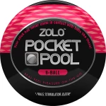 Αυνανιστήρι Zolo Pocket Pool μαύρο/κόκκινο