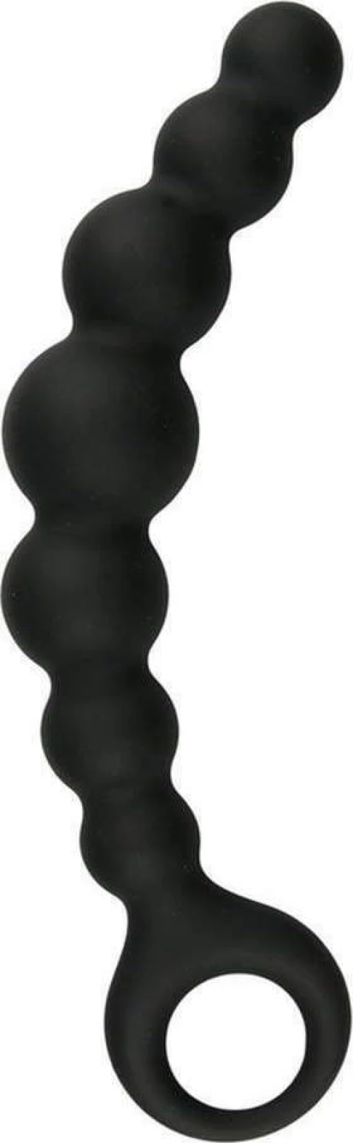 Easytoys Beaded Anal Plug Black