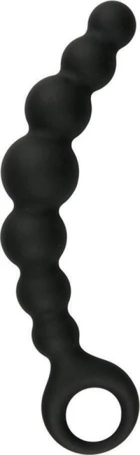 Easytoys Beaded Anal Plug Black