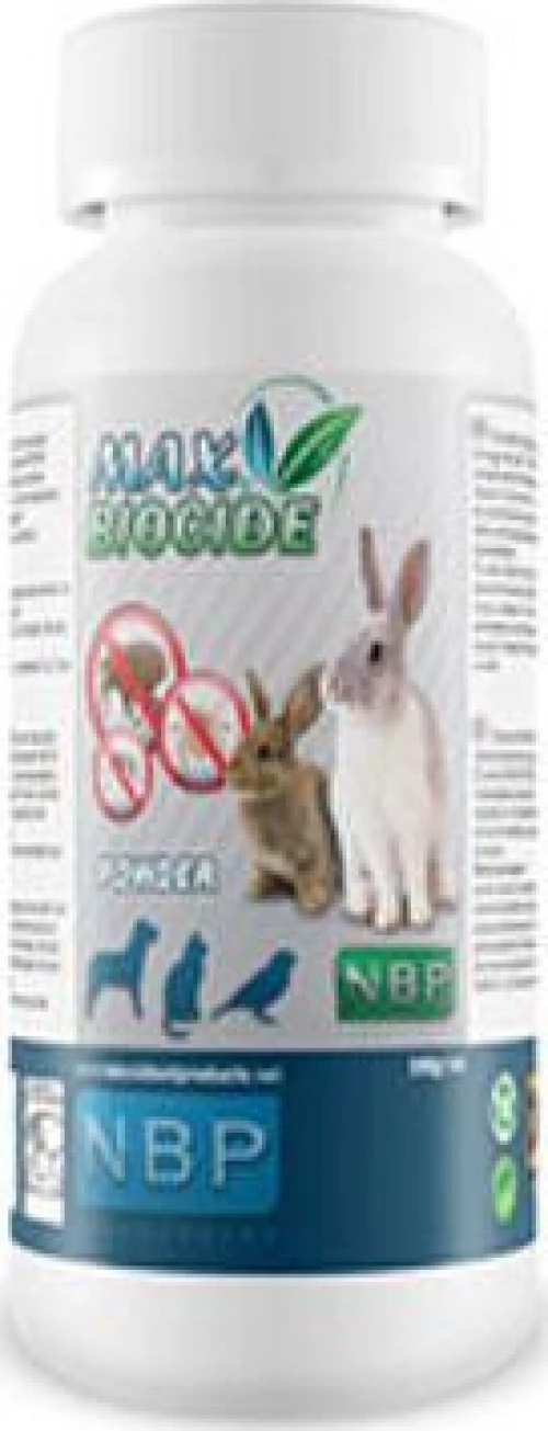 Max Biocide Αντιπαρασιτική Πούδρα Κουνελιού 100gr
