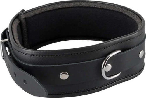 Zado Black Leather Collar