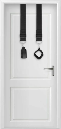 Darkness Bondage Door Cuffs Black