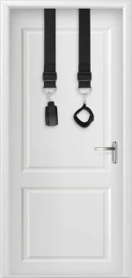 Darkness Bondage Door Cuffs Black