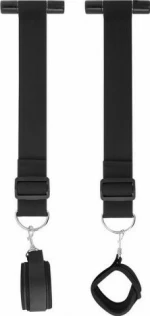 Darkness Bondage Door Cuffs Black