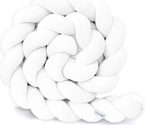 Sparrow Πάντα Πλεξούδα Velvet White 15x400cm