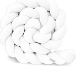 Sparrow Πάντα Πλεξούδα Velvet White 15x400cm