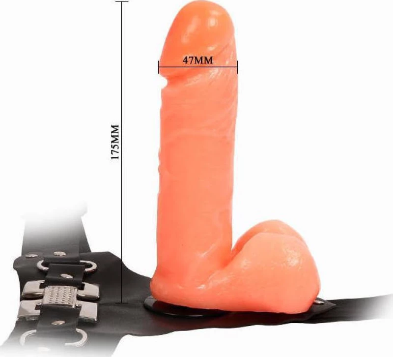 Baile Jessica Strap-On Flesh 18.2cm
