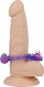 Casual Ring Vibrating Double Pleasure Purple