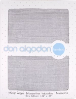 Don Algodon Πάνα Αγκαλιάς Grey 120x120cm