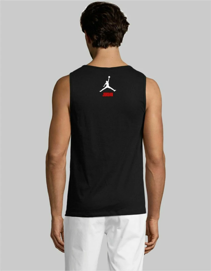 Bulls Jordan αμάνικο (Replica) - RED
