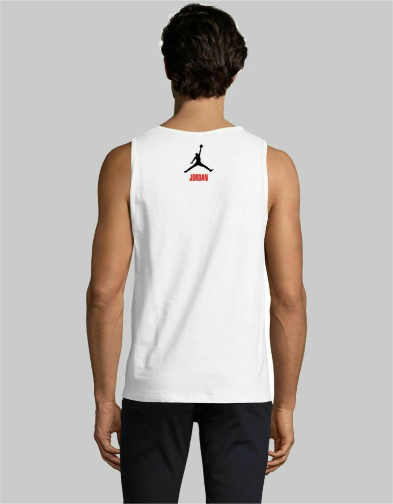 Bulls Jordan αμάνικο (Replica) - RED