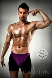 BOXER MEN PASSION LINGER PURPLE/ BLACK
