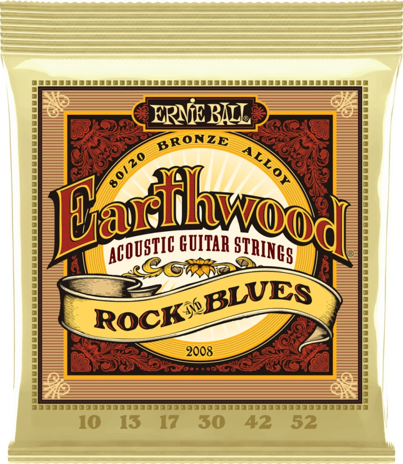 Ernie Ball Rock and Blues Earthwood 80/20 Bronze 10-52