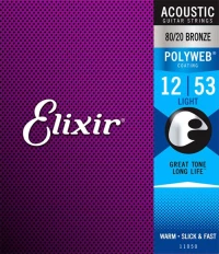 ELIXIR 11050 'Polyweb' Light Χορδές Ακουστικής Κιθάρας
