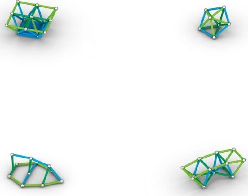 Geomag Construction Line Junior Classic set 60 Green Piece