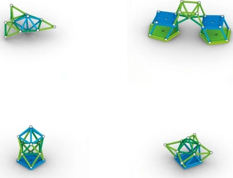 Geomag Construction Line Junior Classic set 60 Green Piece