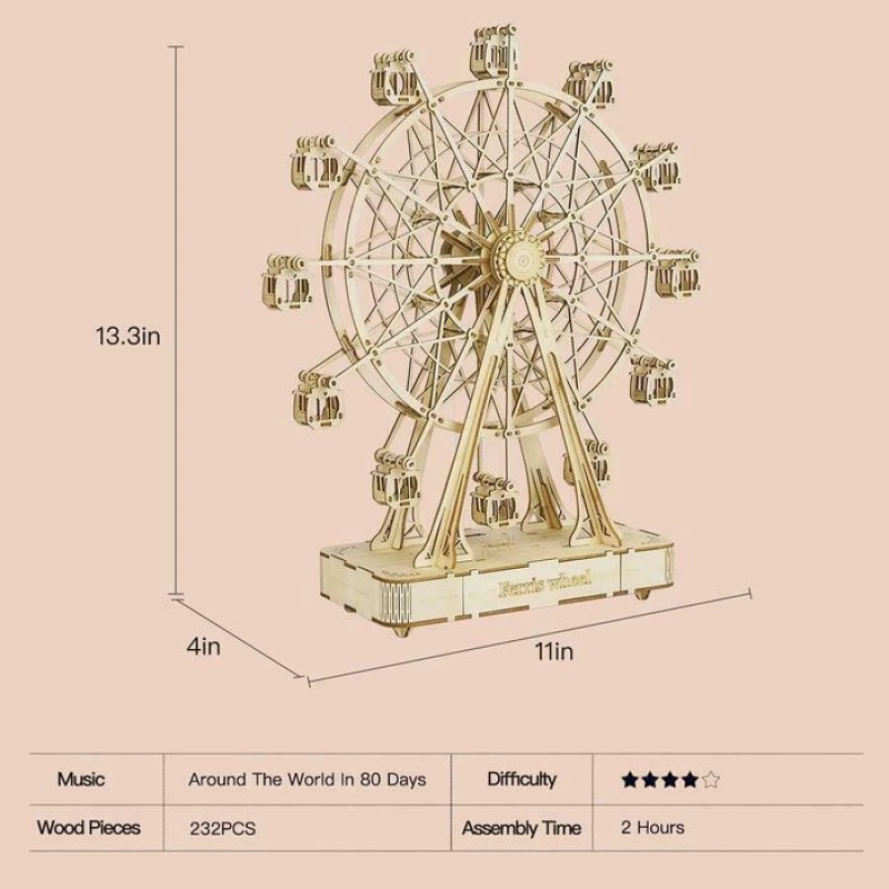Robotime Ferris Wheel Music Box