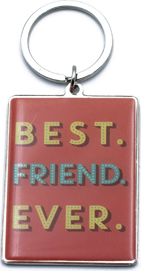 Μπρελόκ Best Friend Ever KR187 Κοραλί