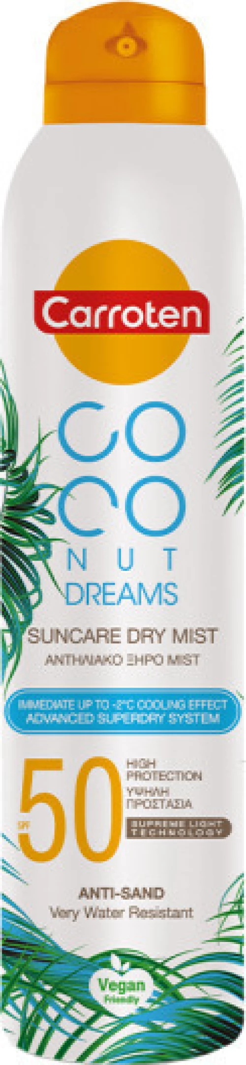 Carroten Dry Mist Coco SPF50 200ml