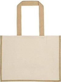 Ubag Sunset Δίχρωμη Τσάντα 100% Βαμβάκι 42X33X20Εκ 28L Natural