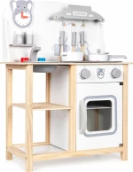 Ecotoys Ξύλινη Παιδική Κουζίνα Με Ήχους & Αξεσουάρ