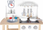 Ecotoys Ξύλινη Παιδική Κουζίνα Με Ήχους & Αξεσουάρ