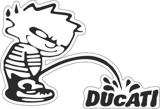 ΑΥΤΟΚΟΛΛΗΤΟ MQP6P DUCATI BLACK SET| PRINT