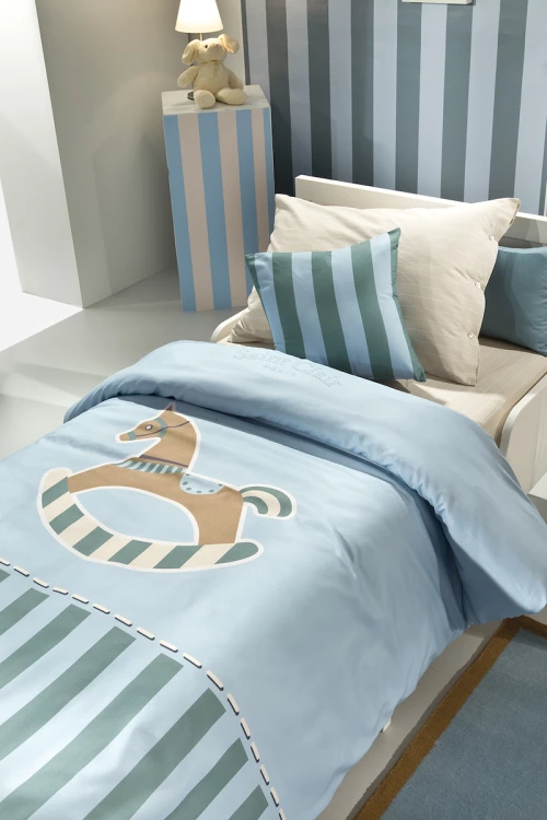 Saint Clair Παπλωματοθήκη Toy Blue 160x220cm