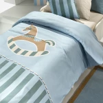 Saint Clair Παπλωματοθήκη Toy Blue 160x220cm