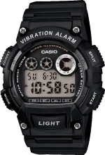 Casio Collection W-735H-1Avef Black Rubber Strap