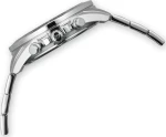 Casio Ρολόι Χρονογράφος με Μεταλλικό Μπρασελέ σε Ασημί χρώμα